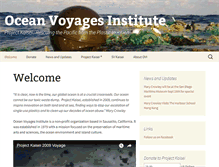 Tablet Screenshot of oceanvoyagesinstitute.org